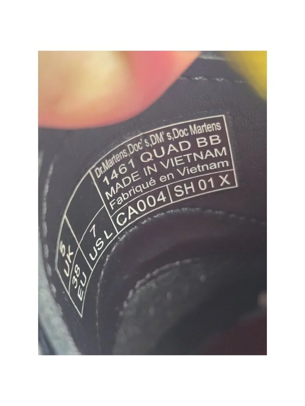 Dr.Martens Betty boop 1461 Quad Platform UK 5 Womens USA SIZE 7- New Without Box